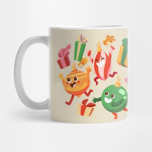 Festive Christmas Ornaments Mug